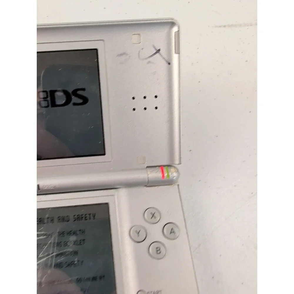 Nintendo DS Lite Silver Console (No Stylus) Tested Working